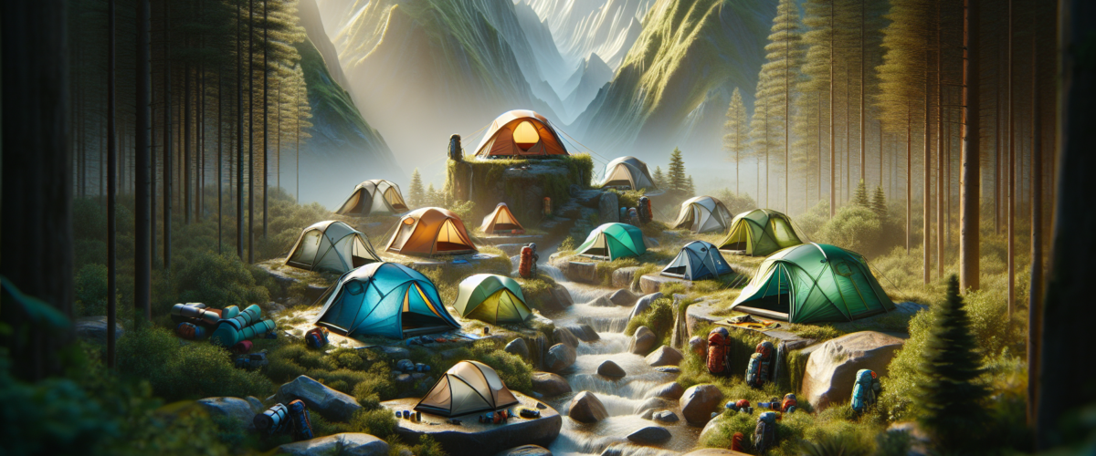 Lightweight backpacking tents;