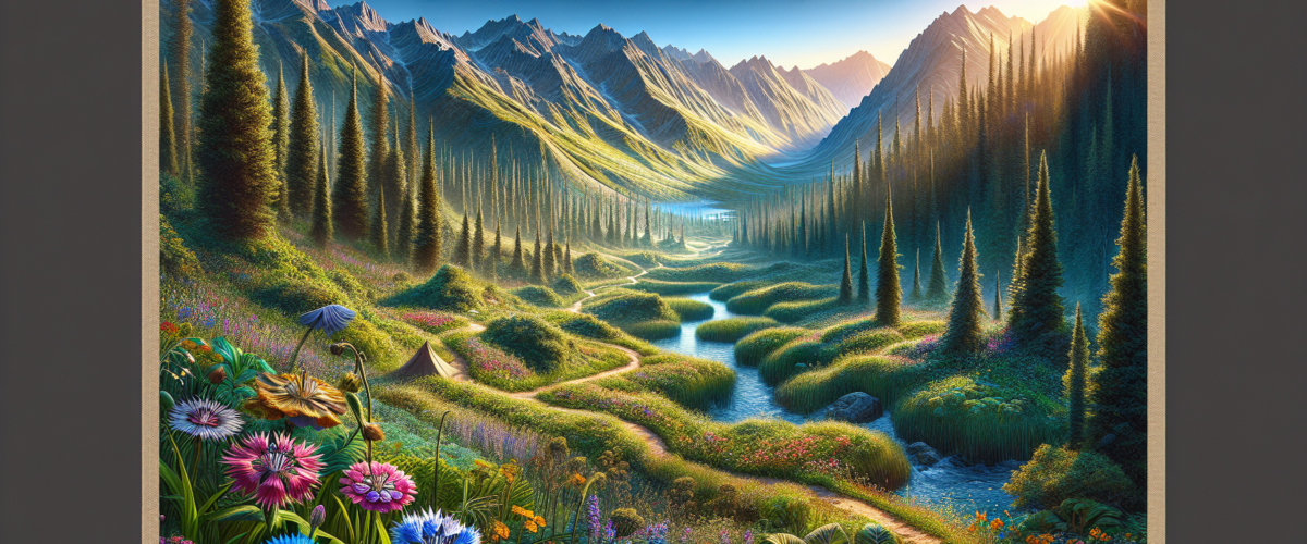 Wildflower hiking trails;