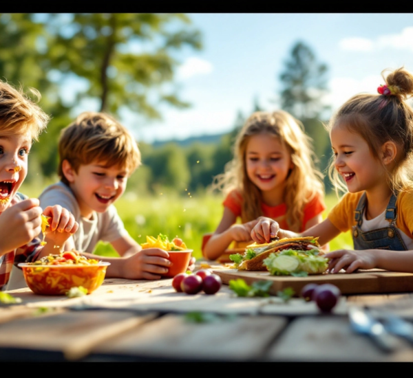 Easy camping meals for kids, healthy snacks for family camping, kid-approved campfire recipes, quick meals for children outdoors, toddler-friendly camping food