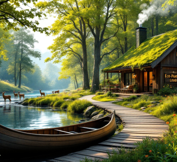 Best eco-lodges for camping, sustainable camping accommodations, environmentally friendly camping lodges, green camping retreats, top eco-lodges and campsites