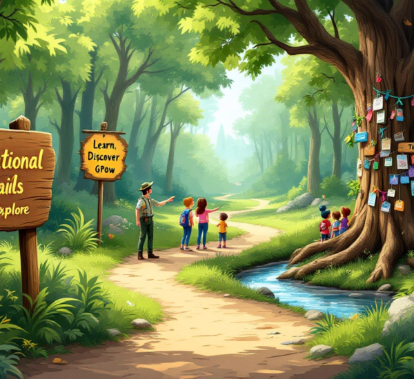 Educational nature trails, interpretive hiking paths, environmental education walks, guided nature interpretation hikes, top nature interpretation trail destinations