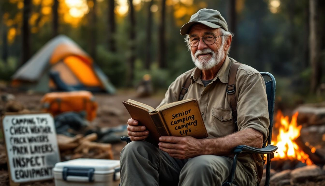 senior camping tips for comfortable trips
