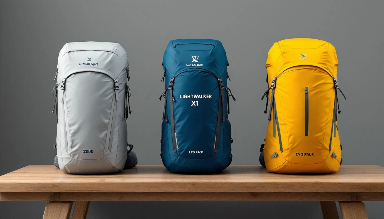 ultralight backpack comparison 2026 framed vs frameless packs on mountain trail